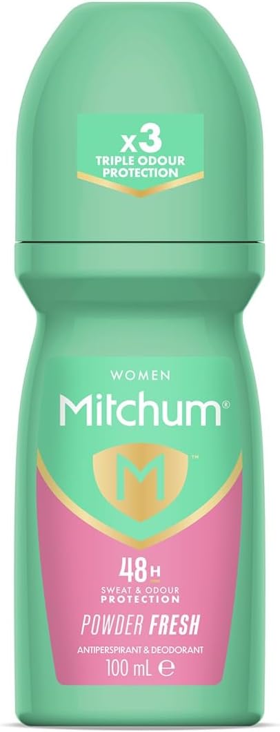 Mitchum Women Powder Fresh Roll-On Deodorant Antiperspirant 48HR Protection