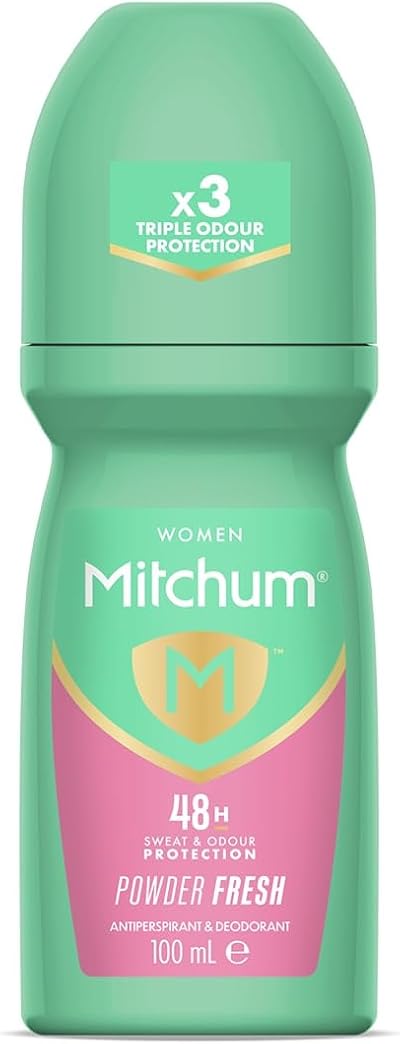 Mitchum Women Powder Fresh Roll-On Deodorant Antiperspirant 48HR Protection