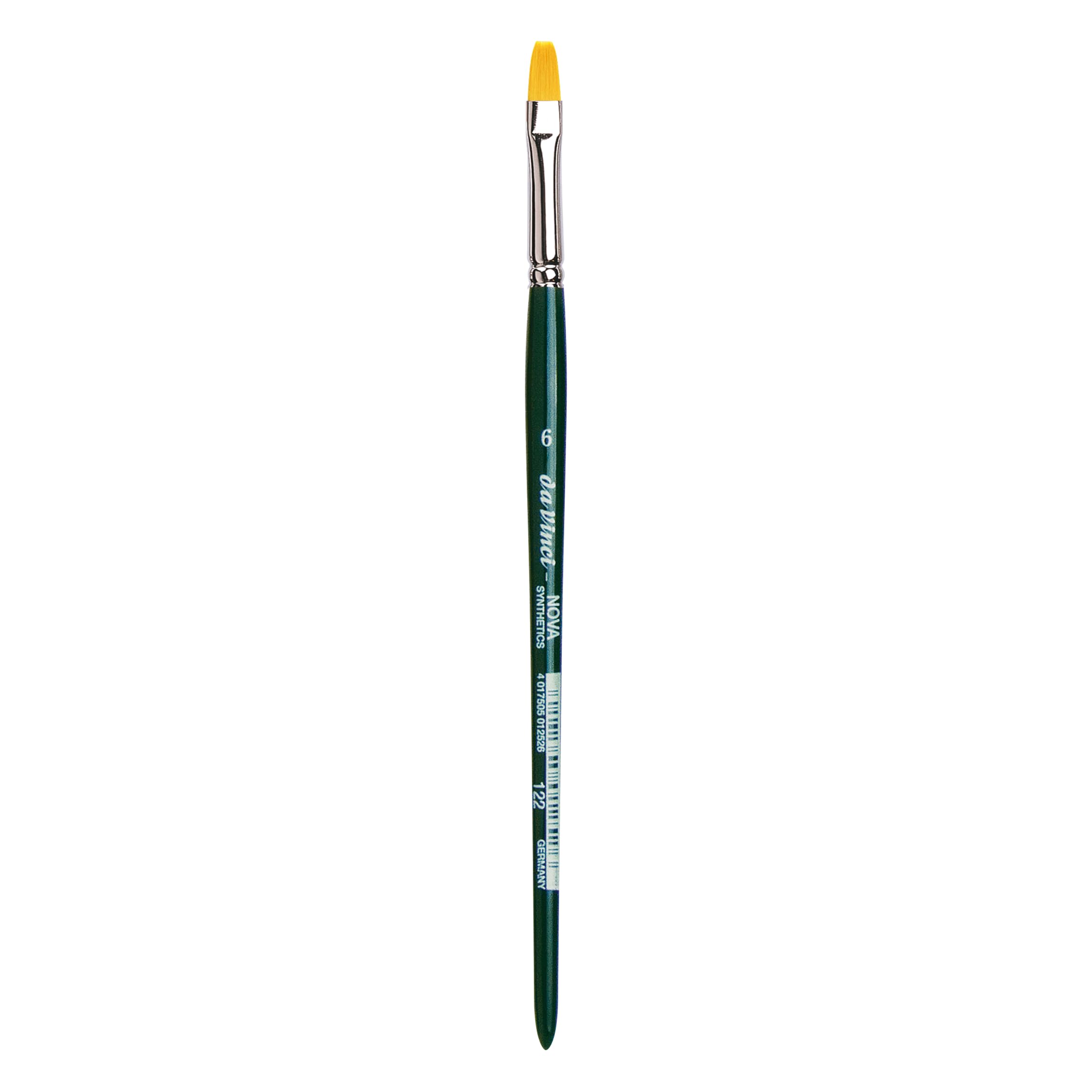 Da Vinci 122 Series Hobby Brush, Synthetic Fiber, Green, 18 x 0.65 x 30 cm — image 1