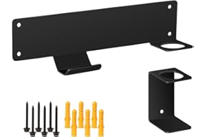 OMMUU Wall Mount Floor Jack Stand Rack Organizer, Car Hydraulic Trolley Jack Stands Holder Wall Storage Rack Mount Brackets J