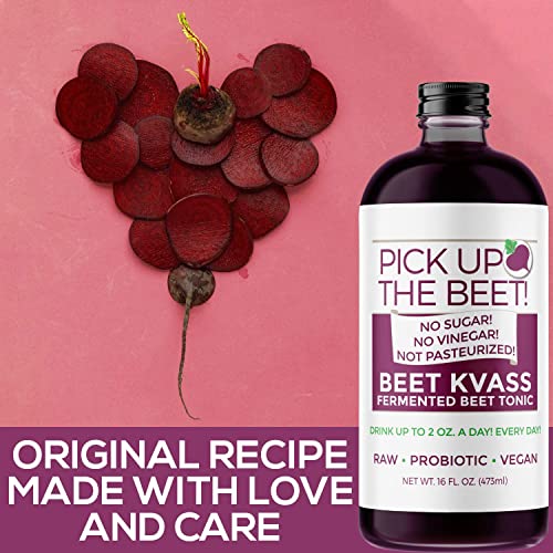 Pick Up The Beet Juice Kvass Nitric Oxide Tonic with Live Cultures
