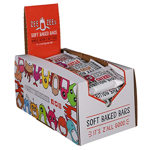 Zee Zees Variety Pack Soft Baked Bars, NutFree, Whole Grain, Naturally