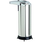 Better Living Touchless Automatic Soap Dispenser, Hands Free Touchless, Works with Sanitizer, Bathroom Countertop Motion Sensor Soap Pump Dispenser with Volume Control, 8 oz, Stainless Steel