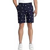 IZOD Mens Mid-Weight Saltwater Flat Front Stretch Chino Short (as1, Waist, Numeric_32, Regular, Flamingo Blue)