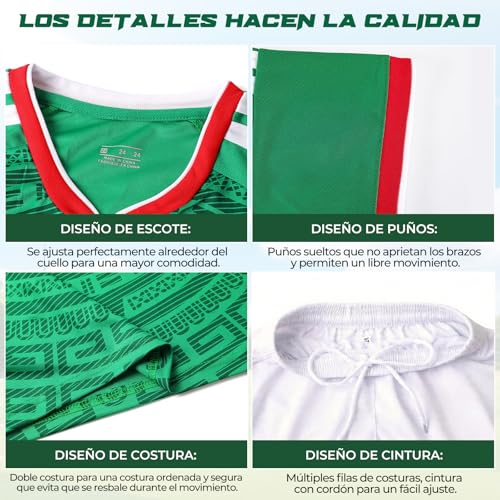 ASVEL Conjunto de Playera de Fútbol, Conjunto Unisex de Ropa Deportiva de Fútbol, Camisetas y Pantalones Cortos con Calcetines, Camiseta de Regalo para Aficionados