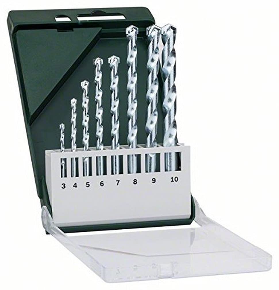 Bosch 8 pcs. Masonry Drill Bit Set (for Stone,Masonry, Calcareous sandstone, Ø 3-10 mm, Accessory Drill Driver) — image 1