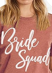 Bride Squad Shirt - White Sparkle Glam Bride Squad
