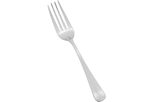 Winco 0015-054 12-Piece Lafayette 4-Tine Dinner Fork Set, 18-0 Stainless Steel