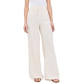 L'AGENCE Women's Amara High Rise Wide Leg Linen Pants