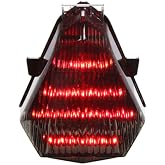 Integrated Sequential LED Tail Lights Smoked for 2006-2007 Yamaha YZF R6