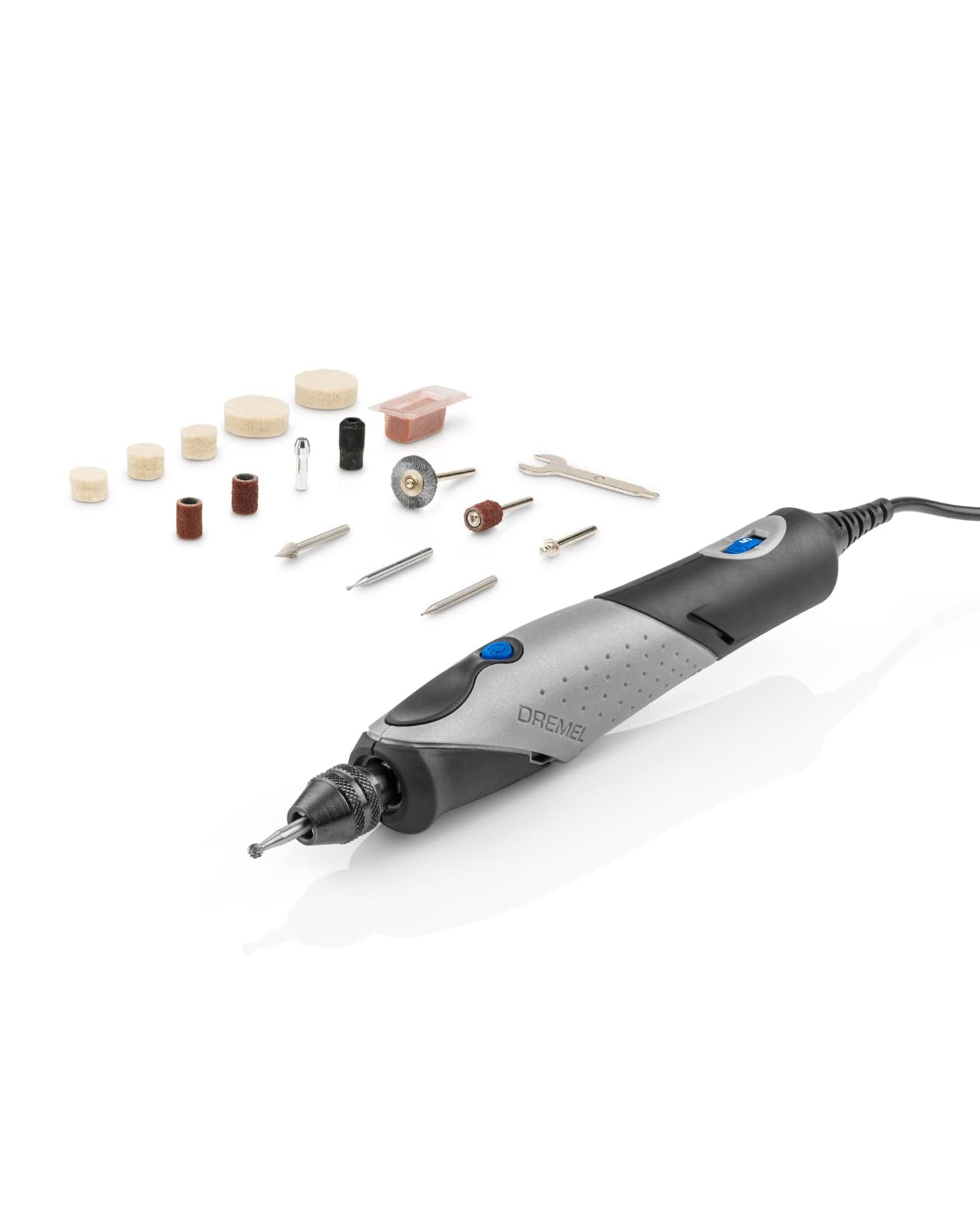 Dremel 2050 Stylo+ Electric Engraver, Versatile Craft Engraving Tool Kit with 15 Accessories and Multi Chuck to Engrave, Sand, Clean and Polish - Type C Plug