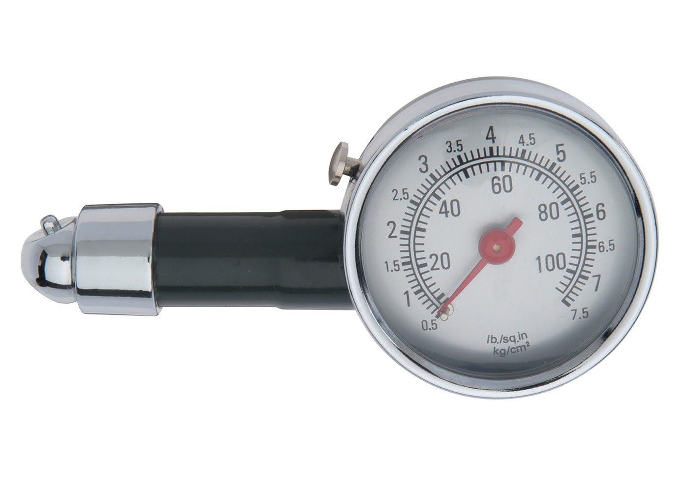 RING Analogue Tyre Pressure Gauge With Easy to Read Dial - Results in PSI & BAR