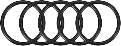 sourcing map Nitrile Rubber O-Rings 60mm OD 50mm ID 5mm Width Metric Sealing
