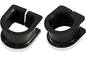 FUSCH New Black Steering Rack and Pinion Mount Bushing Kit Compatible with Suzuki XL-7 2.7L 2004 2005 2006， Suzuki Grand Vitara 2.5L 2004 2005，Replace #: 48525-54J00 48526-54J00