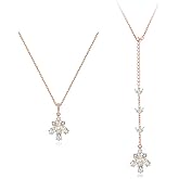 Sterling Silver Backdrop Wedding Bridal Necklace, 14k Gold Plated S925 Brides Bridesmaids Back Necklace for Backless Dress Prom Jewelry