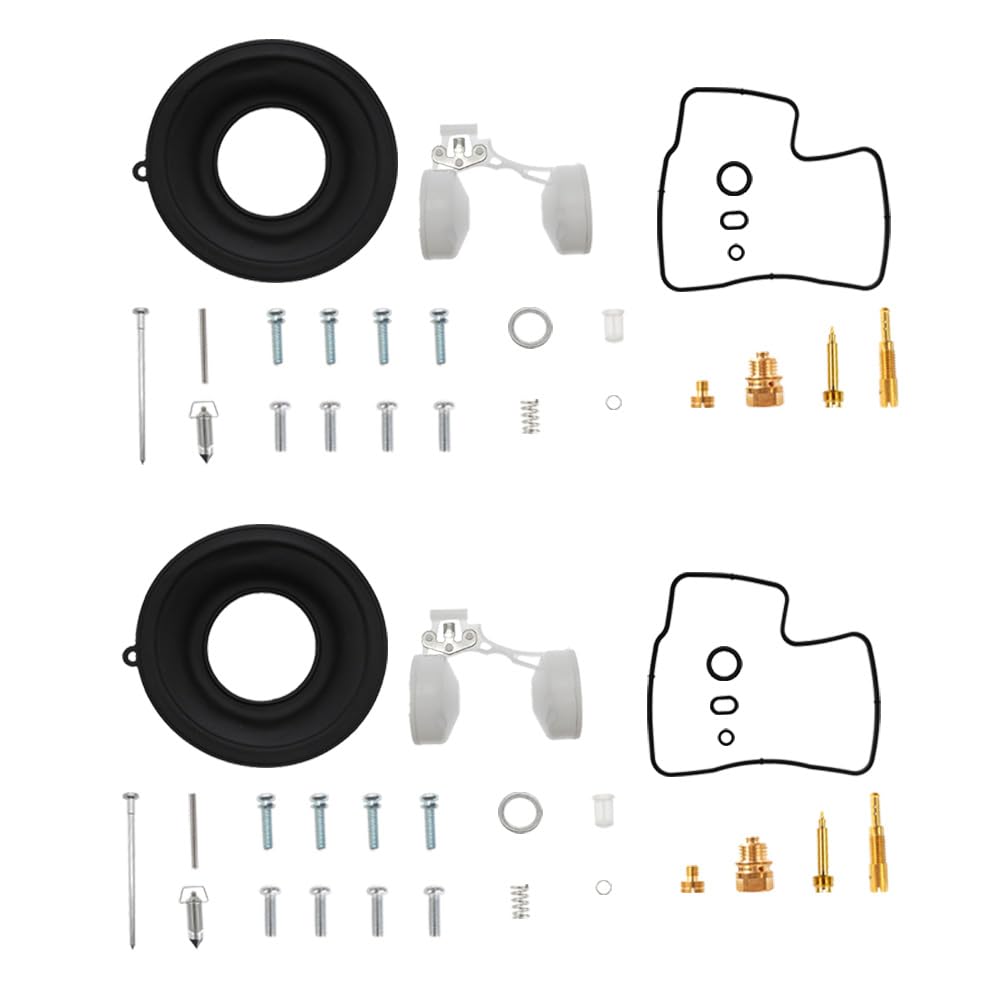 Photo 1 of 2 Pcs Carburetor Repair Carb Rebuild Kits Replacement for Honda Shadow Spirit ACE 750 VT750C VT750CD 1998-2003 VT750C2 VT750DC with Diaphragm Float