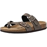 CUSHIONAIRE Women's Luna Cork Footbed Sandal with +Comfort