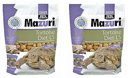 Mazuri Tortoise Diet – 4oz To 4 Lbs Sealed Bags For Sulcata, Leopard & Other Tortoises