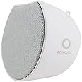 OC Acoustic Newport Plug-in Outlet Speaker with Bluetooth 5.1 and Built-in USB Type-A Charging Port (Gray/White)
