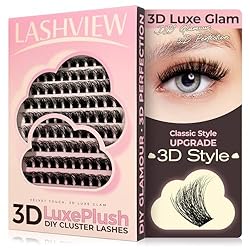 LASHVIEW Lash Clusters 3D 168pcs D Curl Lash
