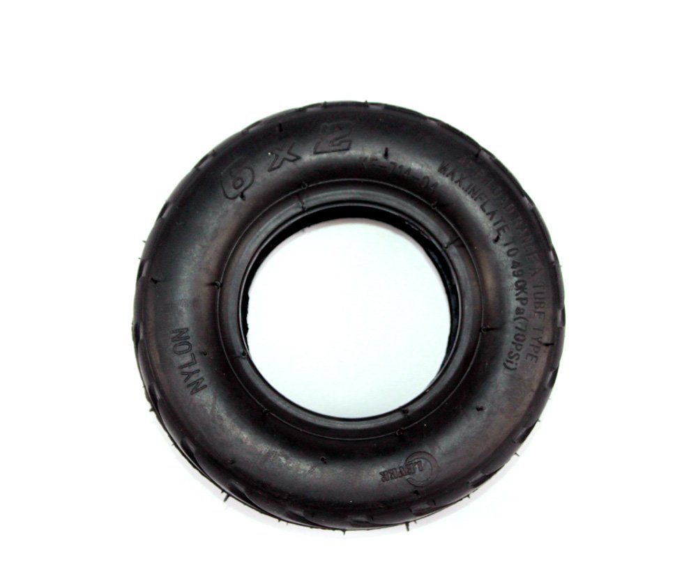 6X2 Inflation Tire Wheel Use 6" Tire Alloy Hub 160mm Pneumatic Tyre Electric Scooter F0 Pneumatic Wheel Trolley Cart Air Wheel (outer tire)