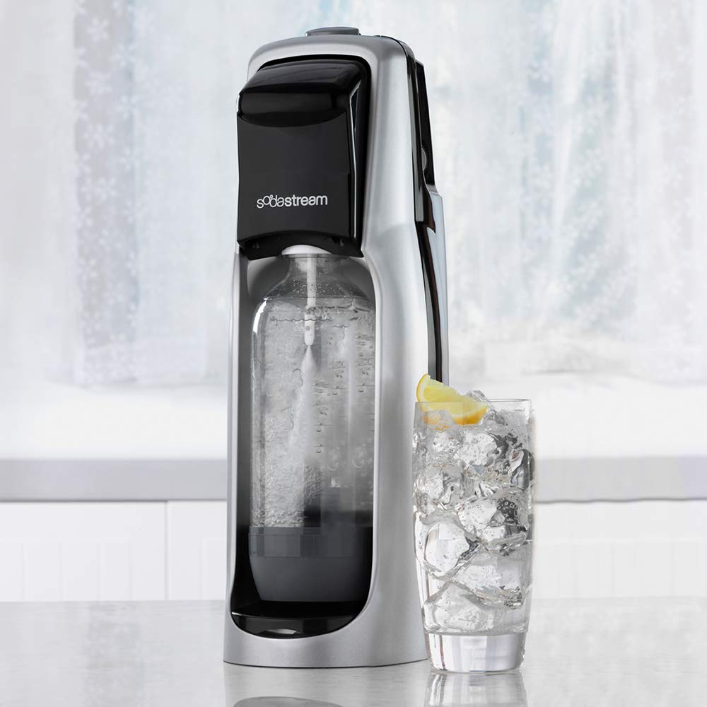 SodaStream Jet Sparkling Water Maker Starter Kit, Black and Silver Buy