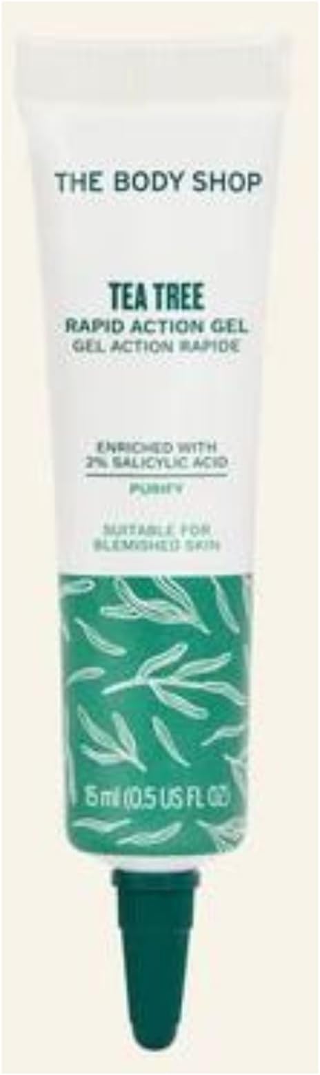 The Body Shop Tea Tree Rapid Action Gel 15ml 2% Salicylic Acid Vegan Blemish