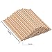 EBOOT 100 Pack Unfinished Natural Wood Craft 6 x 1/4 Inch Wooden Dowel Rods