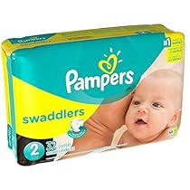 Pampers Swaddlers Diapers, Size 2, 32 Count