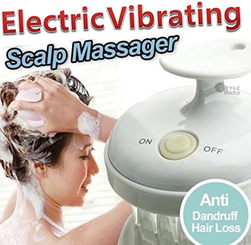 Waterproof Electric Vibrating Scalp Massager for Scalp and Hair Care - use in the Shower