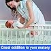 Baby Fitted Crib Sheets 2-Pack | Soft, Breathable & Comfortable 100% Jersey Cotton Bedding Set | 9” Deep Pocket For All Standard Mattresses | Snug & Secure Nursery Toddler Sheets | Unisex Designs