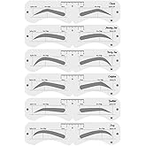 Eyebrow Stencil Kit, Makeup Eyebrow Set, Soft Eyebrow Shaper with Elastic Band, Reusable DIY Makeup Tool for Beginner, Used B