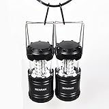 Benran LED Lantern Flashlights - Camping Lantern - Collapses - Suitable for: Hiking, Camping, Emergencies - Lightweight - Water Resistant
