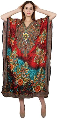 Nakashi Tribal Ethnic Print Long Kaftan | Plus Size