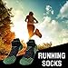 Short Compression Socks 10-20mmHg for Men & Women - Best Athletic & Medical for Running, Flight, Travel, Blood Circulation & Recovery (1，2, 3, 6 Pair) US 8-12