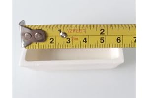 OTOOLWORLD 99.3% Alumina Crucible Al2O3 Assay Crucible for Lab Laboratory Industry (60x30x15MM)