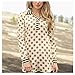 Mudpie Women's Cameron Pearl Plaid Dot Collar Tunic
