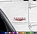 Jeep Wrangler Sahara 2 Color Vinyl Fender Decals 1 Pair