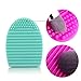 Travelmall 2 piece Cleaning Silicone Glove MakeUp Washing Brush Scrubber Board Cosmetic Clean Tools