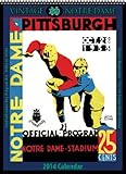 Notre Dame Fighting Irish 2014 Vintage Football Calendar by 