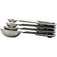 OXO Good Grips 4 Piece Stainless Steel Measuring Spoons with Magnetic Snaps