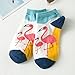 Timntts Women's No Show Socks Low Cut Short Cotton Ankle Sock (US, Numeric, 4, Regular, Regular, Flamingo)
