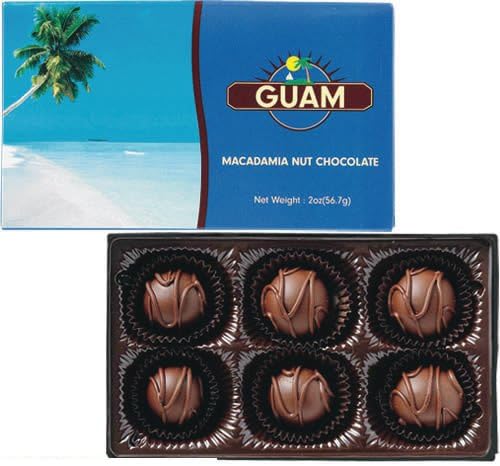 Amazon グアム マカダミアナッツチョコ 6粒入 1箱 ワールドショッピングプラザ ナッツチョコレート 通販