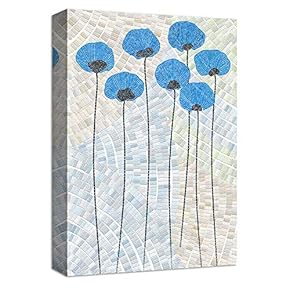 Canvas Wall Art Abstract Mosaic Collage...