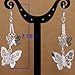 YAZILIND Jewelry Christmas Butterfly Cute Dangle Earrings Vintage for Women Gift Idea