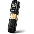 Ambition Zetton Tattoo Machine with 2400mAh Battery Brushless Motor Straight Drive Bar Color Touch Display Rotary Tattoo Gun Cartridge Pen Supply for Professional Tattoo Artists