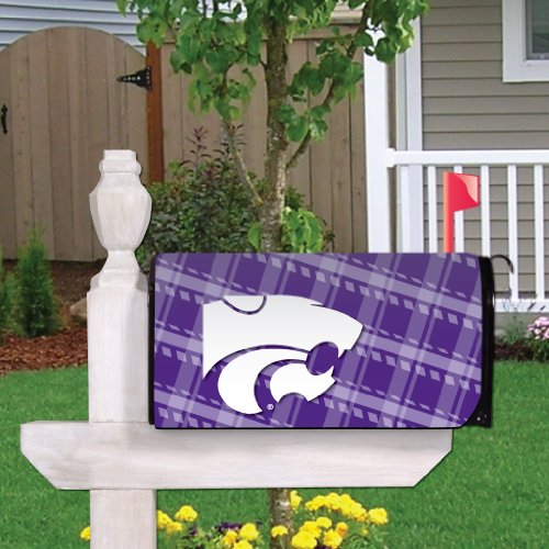 VictoryStore Yard Sign Outdoor Lawn Decorations: Kansas State University Magnetic Mailbox Cover (Design 2).