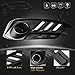 RCP -CVI-DRL01- Aftermarket Mustang Style LED Daytime Running Lights Turning Lights for 2016-2017 Tenth Generation Honda Civic- FC1, FC2, FC3, FC4, Set of 2
