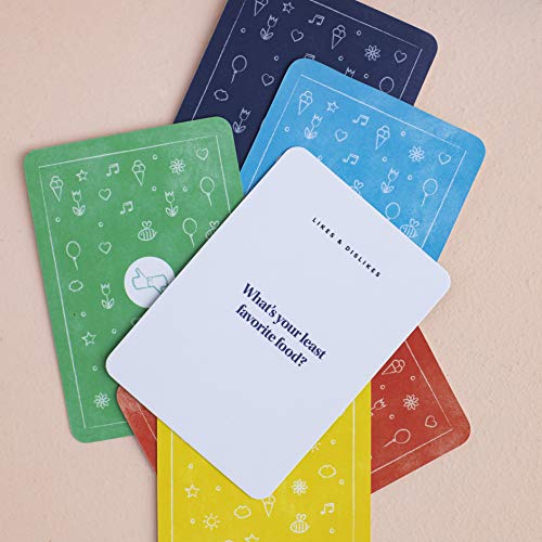 Kids Conversation Starter Little Talk Deck by BestSelf - Powerful Tool to Create and Strengthen Relationships with Children by Cultivating Open and Meaningful Interactions - 150 Engaging Prompts