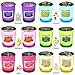 LucaSng Scented Candles Gift Set, Natural Soy Wax Candles 2 Oz Unit Jar Candles Women for Stress Relief and Aromatherapy 12 Packthumb 1